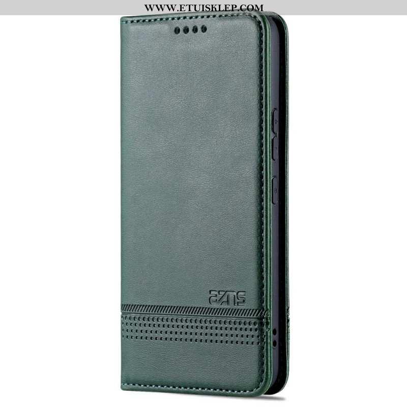 Etui Na Telefon do Samsung Galaxy S22 5G Etui Folio Stylizacja Skóry Azns